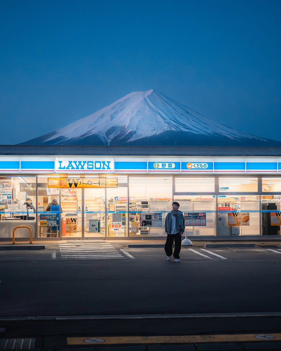 AestheticsJapan's tweet photo. Views from Lawson 🗻 https://t.co/O2CvaB4VsR