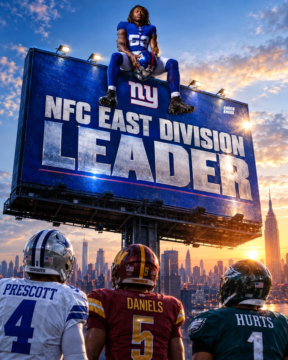 chuckknoxx's tweet photo. It's lonely at the top. But the view is amazing. 

#NYGIANTS https://t.co/mv074JyKIb