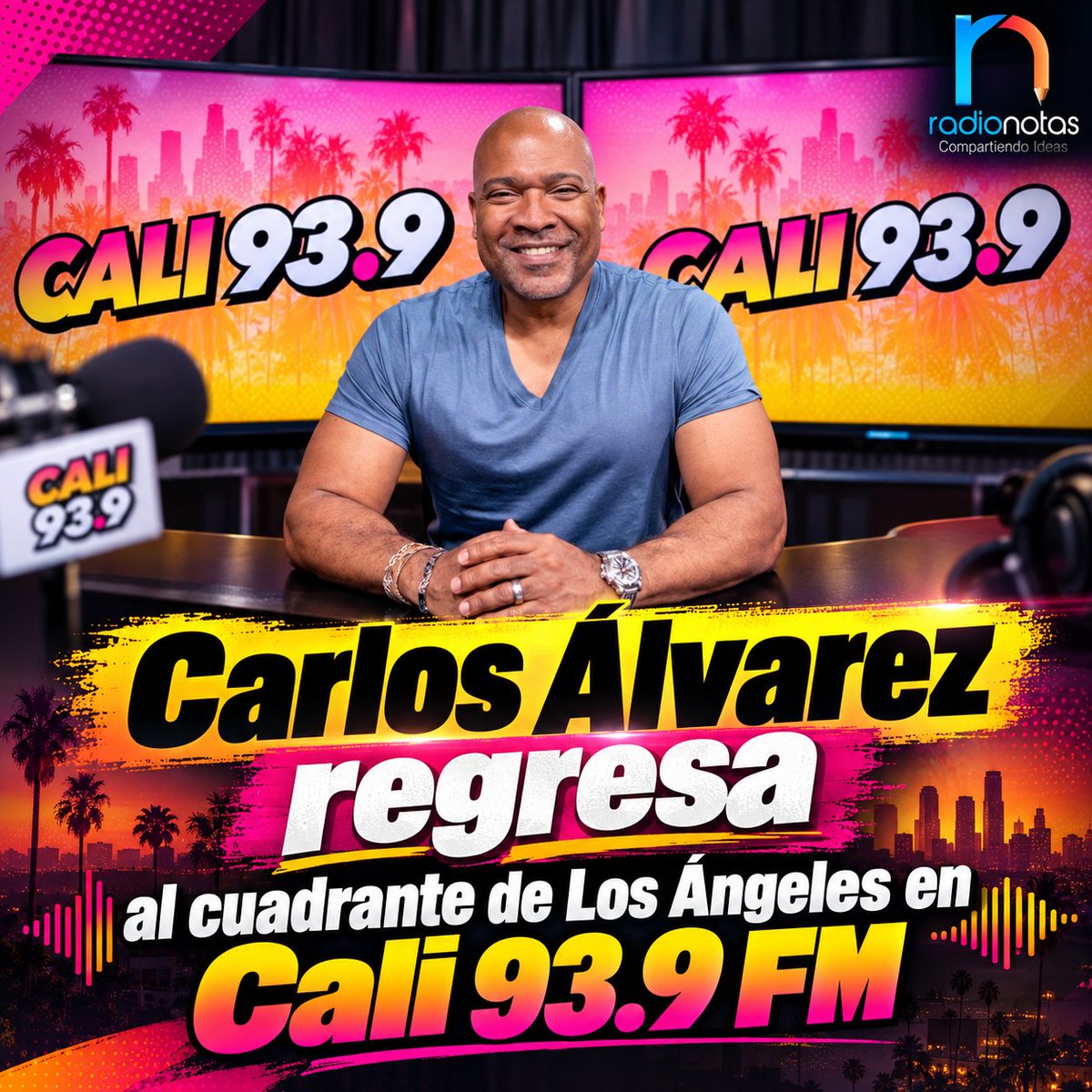 RadioNotas's tweet photo. 🎙️ Carlos Álvarez regresa a la radio de Los Ángeles como nuevo conductor vespertino de Cali 93.9 FM. ¿Qué puede aportar su experiencia multiplataforma?

https://t.co/AZoLkhOnMa

#Radio #LosÁngeles https://t.co/LBjyEjsf41