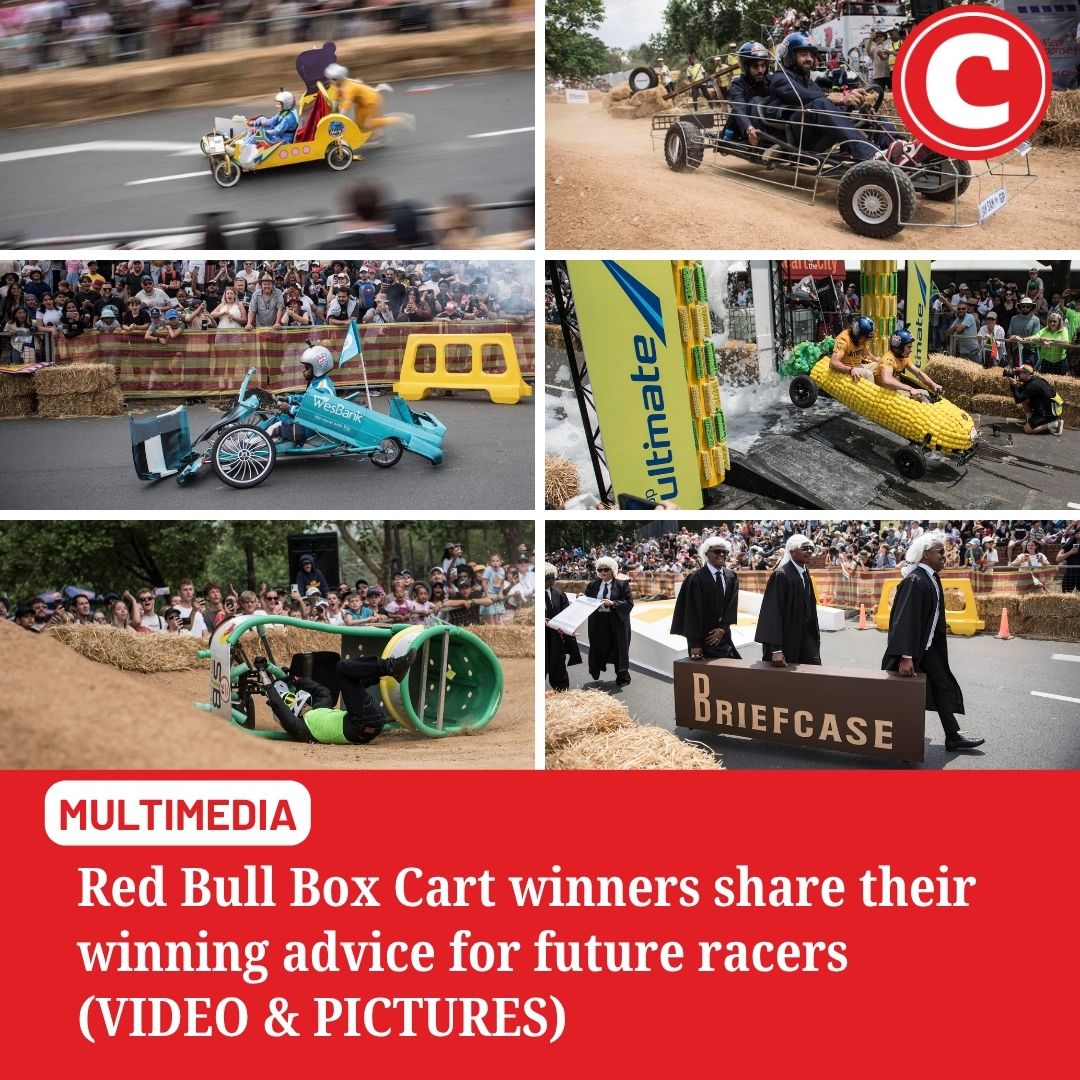 TheCitizen_News's tweet photo. WATCH: Around 22 000 spectators watch 57 homemade carts race in Sandton at #RedBullBoxCartRace. Living Room Referees claim victory with speed and creativity.
#TheCitizenNews
Watch more here ⬇️
https://t.co/pb22BxVRYh https://t.co/k0bwGWCxRj