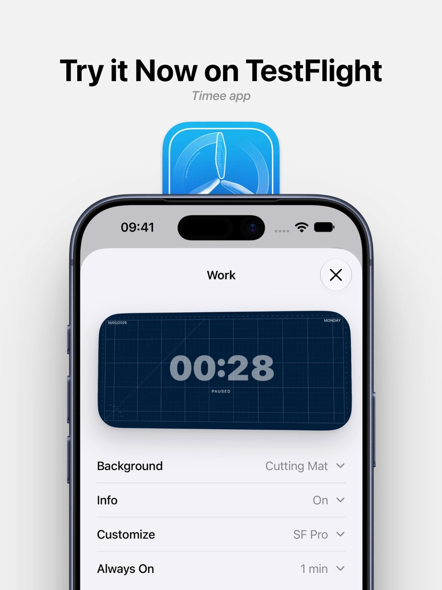 lukaspistek_'s tweet photo. In the latest version of Timee, you can use landscape mode while tracking your activity. Manage it however you want — including cutting mat✌️🤯
#iosappdevelopment #iosapp #buildinpublic https://t.co/89zkQckWUe