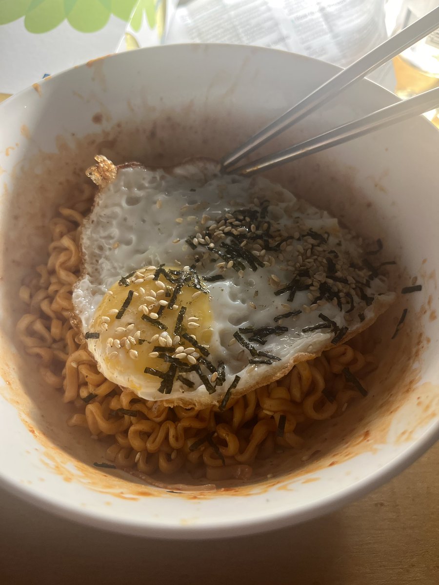 Ebyibix8's tweet photo. Buldak tastes spicier than it is good https://t.co/xrFJInfY30