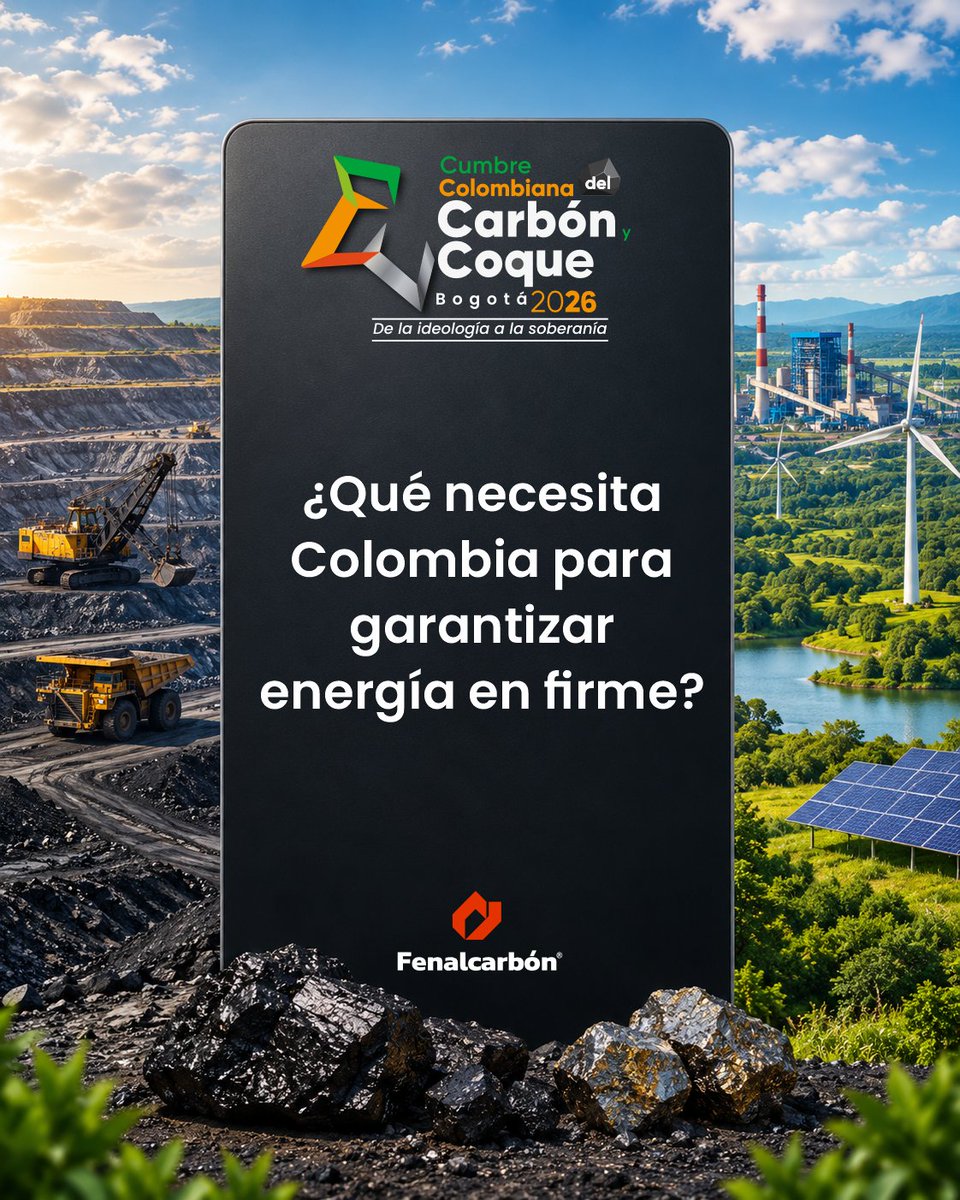 fenalcarbon's tweet photo. La seguridad energética no solo depende de tener recursos, sino de contar con capacidad para responder cuando el sistema los necesita.​

¿Qué lugar ocupan los carbones colombianos en esa capacidad de respaldo? https://t.co/qTtLYLygUp