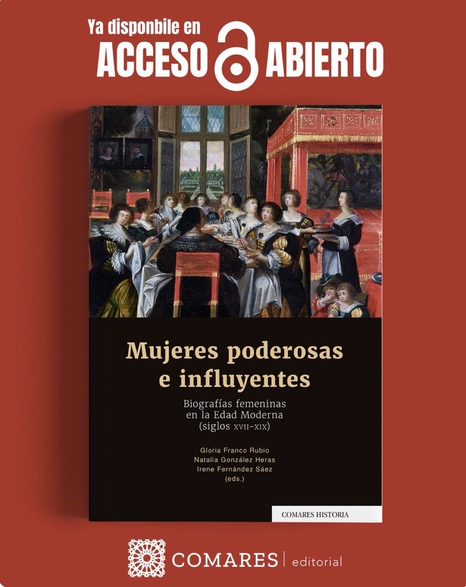 NataliaGHeras's tweet photo. Nuestro libro “Mujeres poderosas e influyentes: Biografías femeninas en la Edad Moderna (siglos XVII-XIX)” ya está disponible en acceso abierto: https://t.co/Xhdyj2VXQb https://t.co/TtVv9nOQIg
