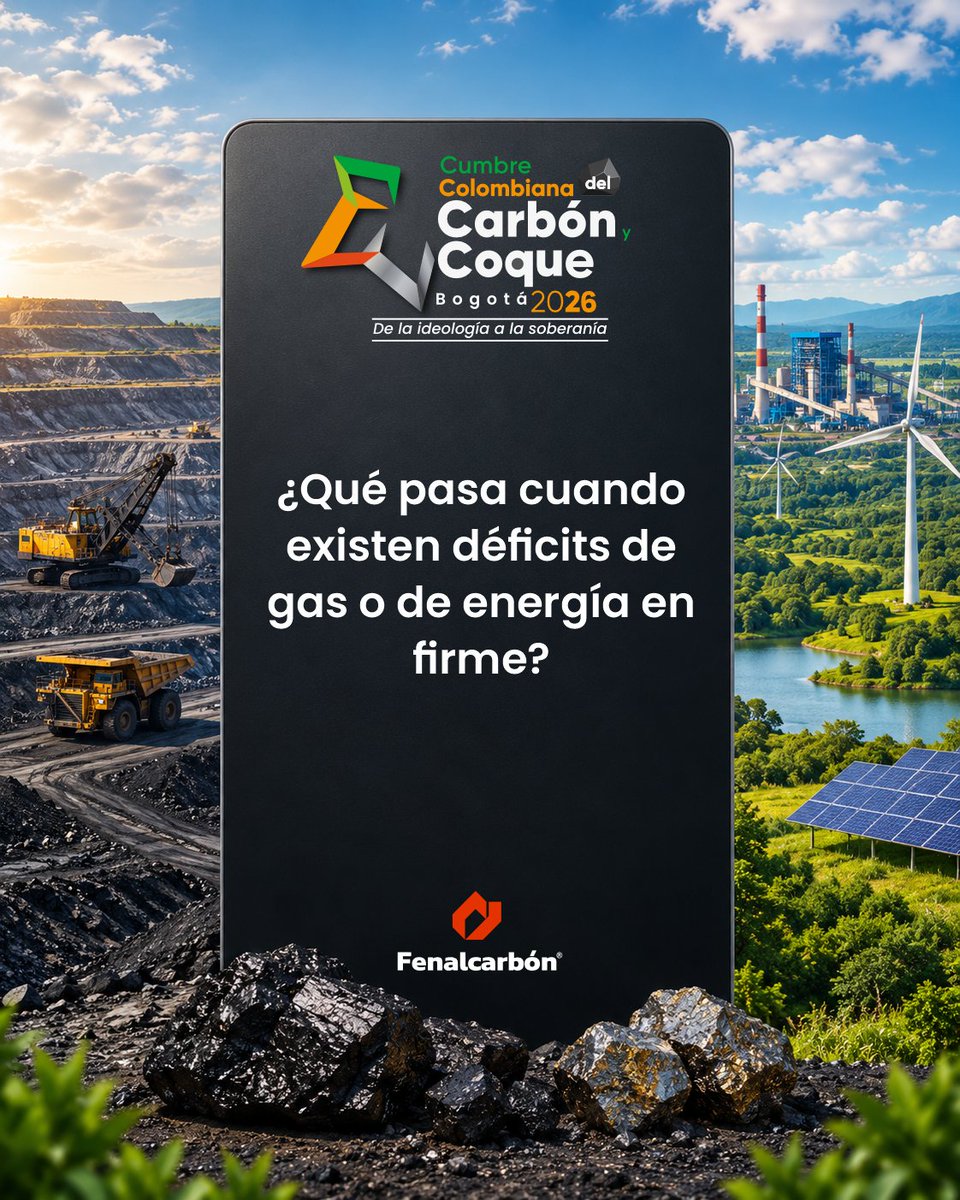 fenalcarbon's tweet photo. La seguridad energética no solo depende de tener recursos, sino de contar con capacidad para responder cuando el sistema los necesita.​

¿Qué lugar ocupan los carbones colombianos en esa capacidad de respaldo? https://t.co/qTtLYLygUp