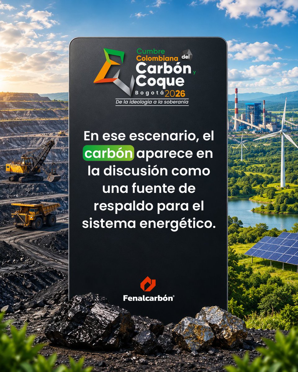 fenalcarbon's tweet photo. La seguridad energética no solo depende de tener recursos, sino de contar con capacidad para responder cuando el sistema los necesita.​

¿Qué lugar ocupan los carbones colombianos en esa capacidad de respaldo? https://t.co/qTtLYLygUp