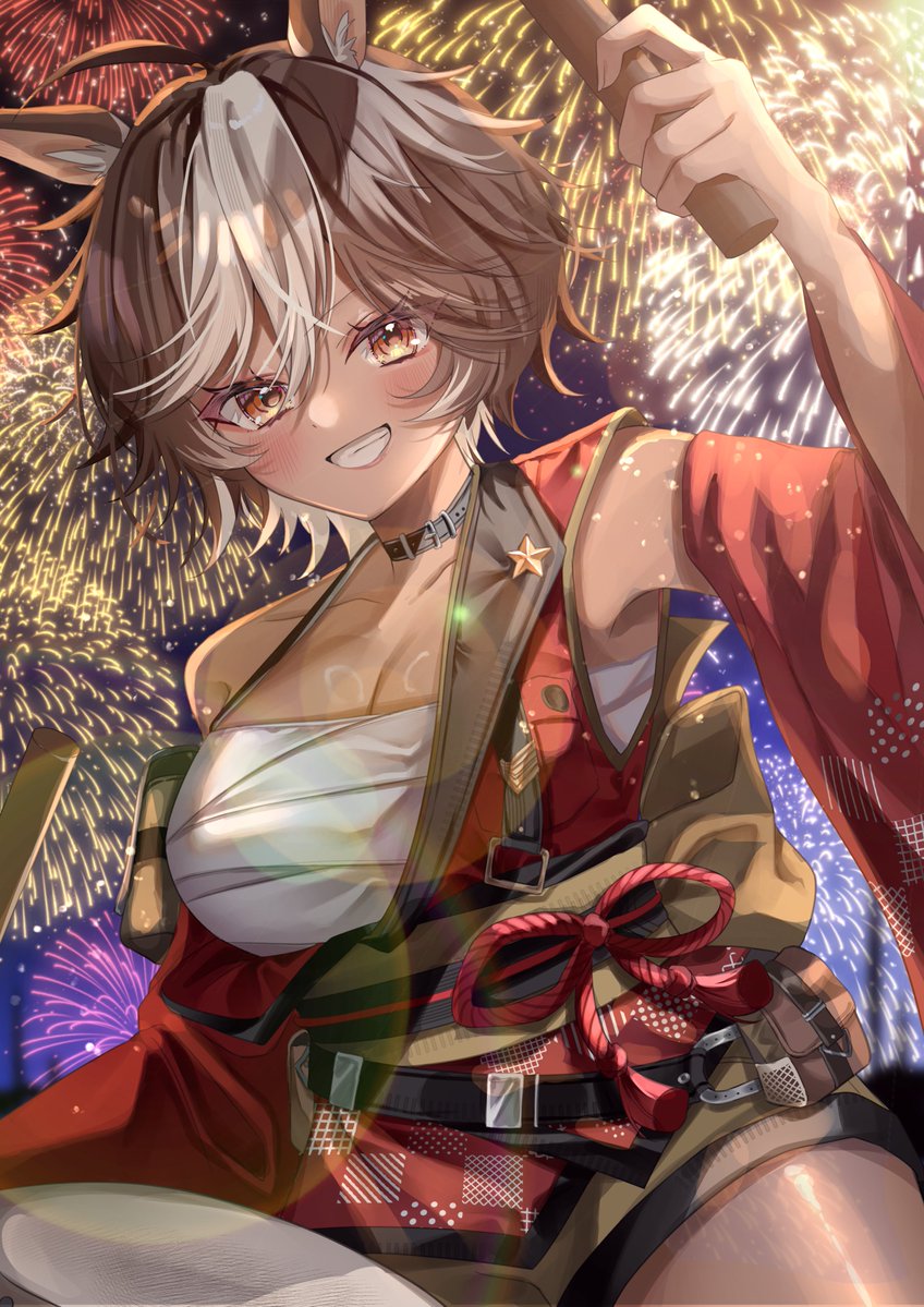 UmariTomoe's tweet photo. It's time for a festival! Let's do it!! 🎆 https://t.co/NKgMfGNCwl