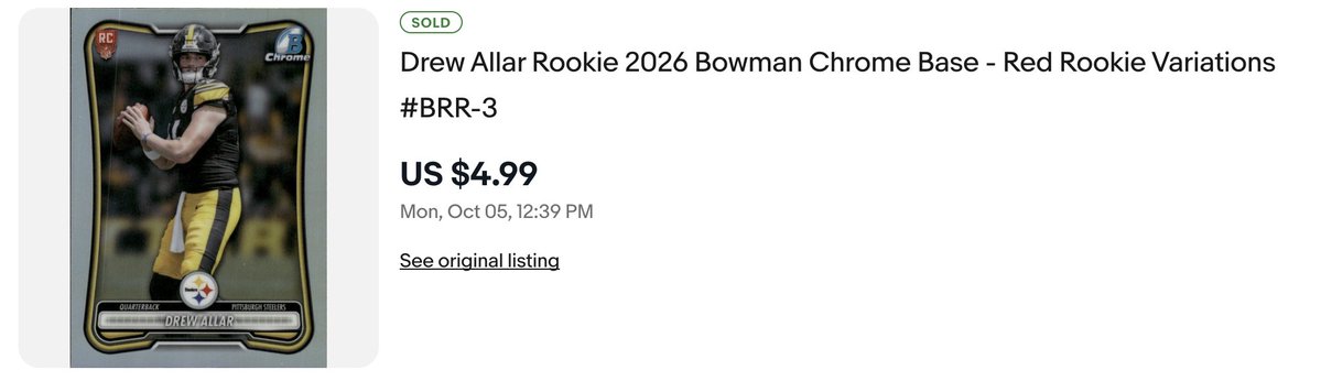 mycardflow's tweet photo. Our second sale in 24 hours on a fresh @ebay account. 

What's stopping you from listing your cards today? https://t.co/xwCk6Rbkun