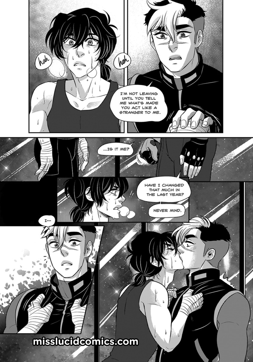 llllucid's tweet photo. De Novo is a Sheith doujinshi! Shiro returns from Kerberos after being assumed dead and Keith works through having feelings for someone he already mourned. #vld #sheith https://t.co/EizLOi8y3h