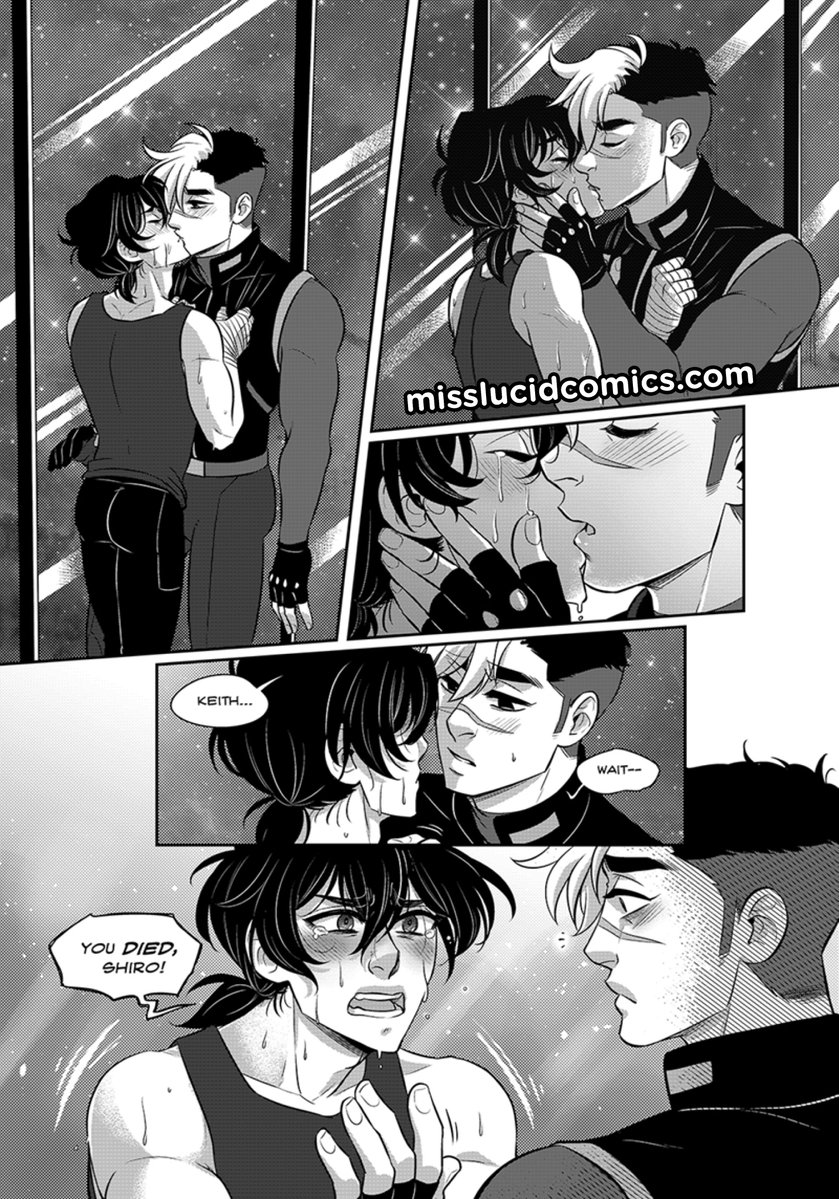 llllucid's tweet photo. De Novo is a Sheith doujinshi! Shiro returns from Kerberos after being assumed dead and Keith works through having feelings for someone he already mourned. #vld #sheith https://t.co/EizLOi8y3h