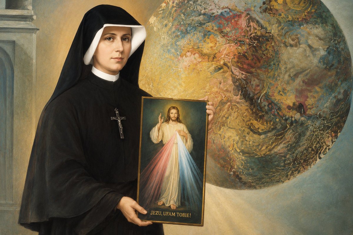 _galofre5's tweet photo. Santa Faustina, Ruega por nosotros🙌🏻
Gracias por mostrarnos a la Divina Misericordia ♥️🩵 https://t.co/xIb3EutLgO