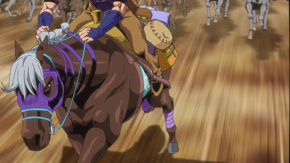 JJBAVD's tweet photo. Steel Ball Run Horses - Part 1 

Slow Dancer (Johnny Joestar)
Valkyrie (Gyro Zeppeli)
Silver Bullet (Diego Brando)
Hey! Ya! (Pocoloco) https://t.co/MmnKyZLx3r