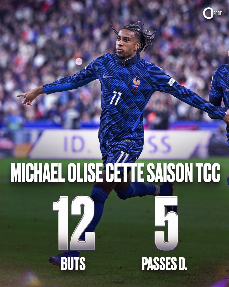 ActuFoot_'s tweet photo. MICHAEL OLISE TU ES TROP FORT !!!! 🤩🇫🇷 https://t.co/ToTUkYGkbD