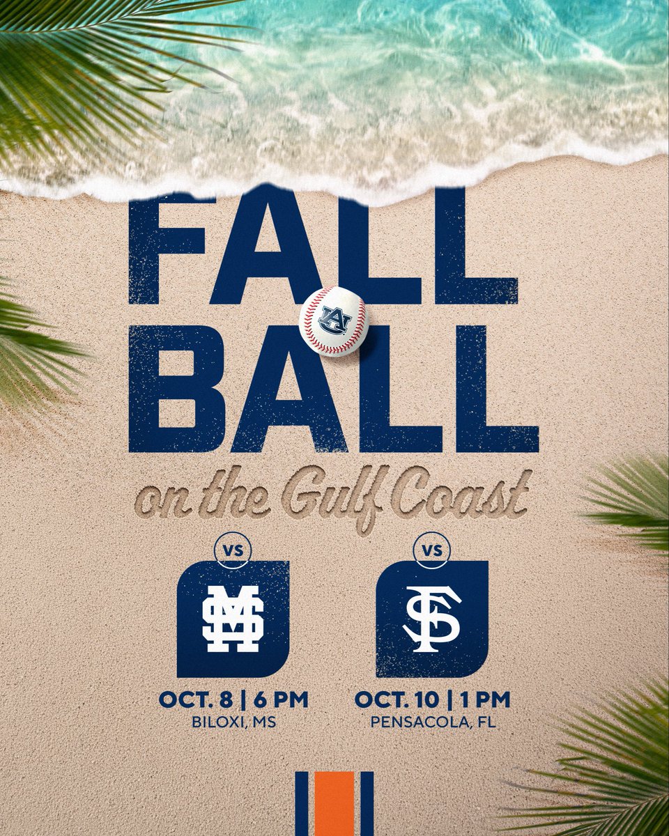 AuburnBaseball's tweet photo. ⚠️ Schedule update ⚠️

Due to expected weather on the coast, we’re moving things up and take on Mississippi State on Thursday with Saturday’s contest against Florida State still as scheduled for now. https://t.co/ZWz1udKedf