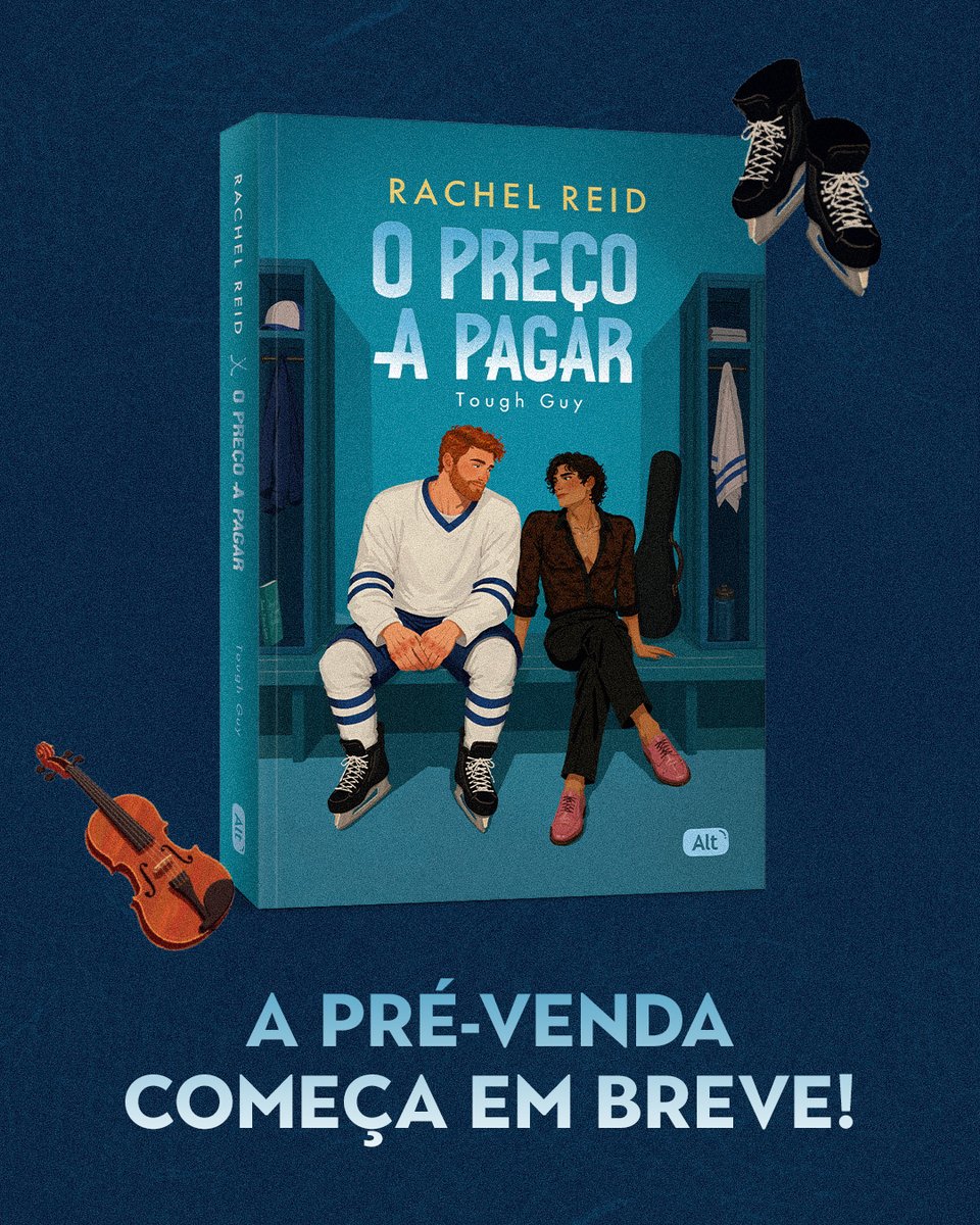 editoraalt's tweet photo. Está chegando mais um livro da série Game Changers: 
O PREÇO A PAGAR, que conta a história de amor entre o jogador de hóquei Ryan Price e o músico Fabian Salah! 🎻🏒

A pré-venda começa ainda essa semana e só pra vocês saberem… COM BRINDE!!!! ✨

Fiquem de olho nas minhas redes! https://t.co/8Xw6QoZY6V