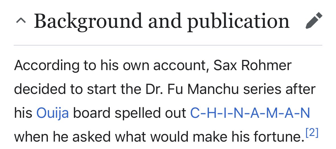 realwow_mao's tweet photo. Fu Man Chu lore https://t.co/XENCDqqoUq