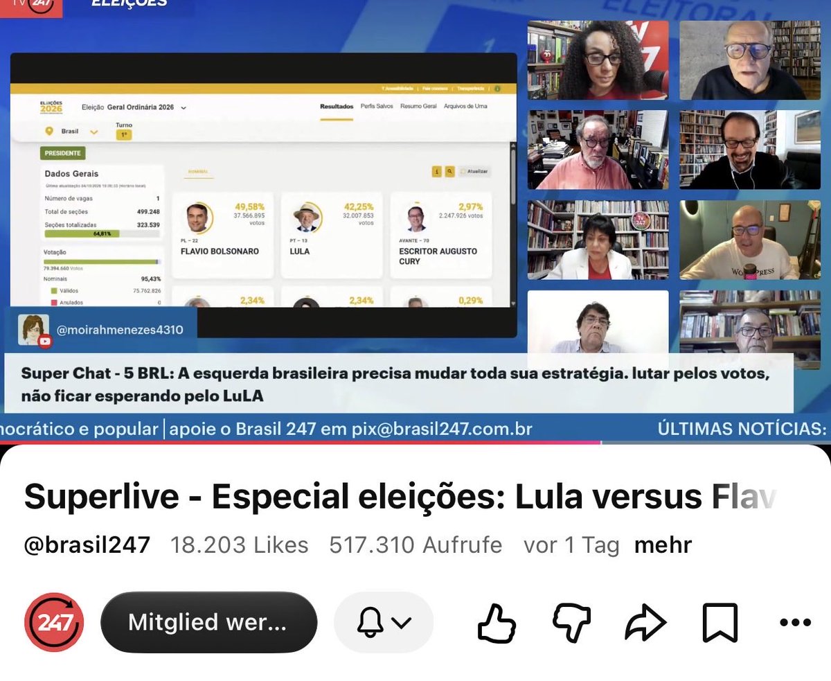 Karina2Ga's tweet photo. @MarioNawfal @historia_pensar Thank you @MarioNawfal - I was watching live the results. At 7:40 pm 64% of the ballots were counted . The 64% stayed for over 30 min without change in the results… even the moderators were wondering what was happening…… just to say https://t.co/2H7QFJvaq4