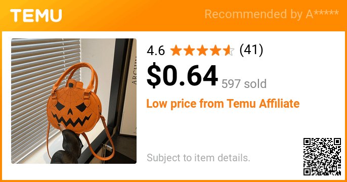 hom61395's tweet photo. This New Halloween-Themed Color-Blocked Women'S Bag Is a Easy, Round, Quirky Pumpkin-Shaped Shoulder Bag—The Perfect Choice for Celebrating Halloween
🎉 Affordable Price[$0.64]
👉 item link: https://t.co/zpPD2QZOzz
⚠️ Every app user can only enjoy once. https://t.co/biNRFAOwJ6