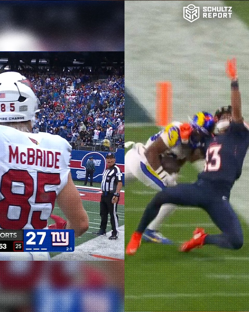 Schultz_Report's tweet photo. There is growing anger around the NFL over the current state of officiating.

After speaking with multiple coaches and executives around the league:

• “What happened Sunday was an embarrassment for football.”
• “Some of these refs are making it about themselves.”
• “It’s bullshit that there’s no accountability.”
• “We are playing with dangerous waters with the way officiating is going right now.”

The anger is not just related to the Trey McBride and Eric Wilson incidents that resulted in referee suspensions. 

The frustration is only amplified by the fact that coaches and executives know they can’t publicly say much without risking league backlash and potential fines.