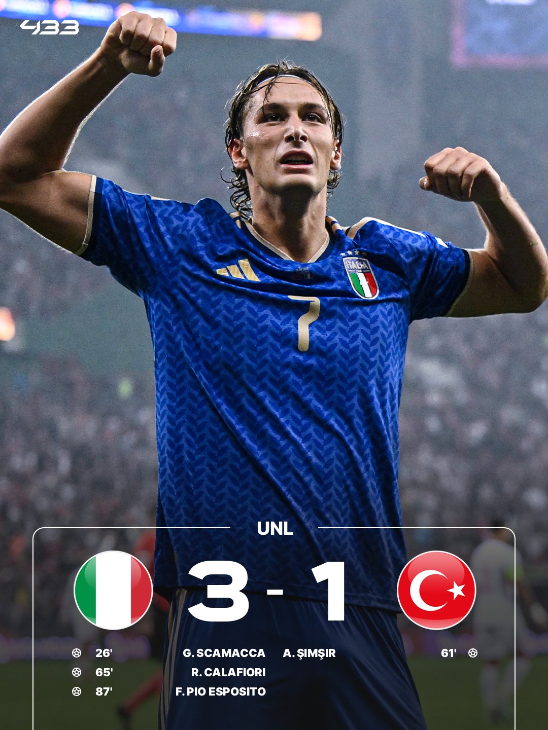 Italy 3-1 Türkiye | Nations League