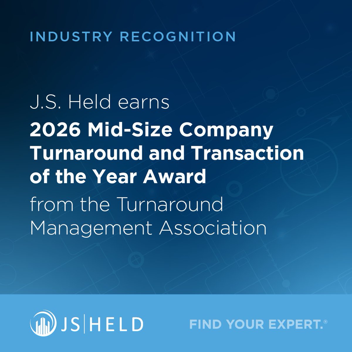 JS_Held's tweet photo. We are honored that our work on the Century Mining recovery and restart effort has earned @TMAGlobal's 2026 Mid-Size Company Turnaround and Transaction of the Year Award.

This recognition reflects the value of combining financial and technical expertise to help clients and their counsel address complex, high-stakes challenges and deliver successful outcomes.

Led by Senior Managing Director Mark Welch, with support from Santino Morena and Nick Jones, our team played a key role in navigating a highly complex restructuring and operational recovery effort.
Following a devastating mine fire and operational shutdown, the effort helped secure significant new capital, preserve approximately 500 jobs, achieve full recoveries for creditors, and reopen the mine ahead of schedule.

Learn more about this award-winning engagement and the expertise behind it: https://t.co/UAeNqpROpM

#FindYourExpert #HeldTogether