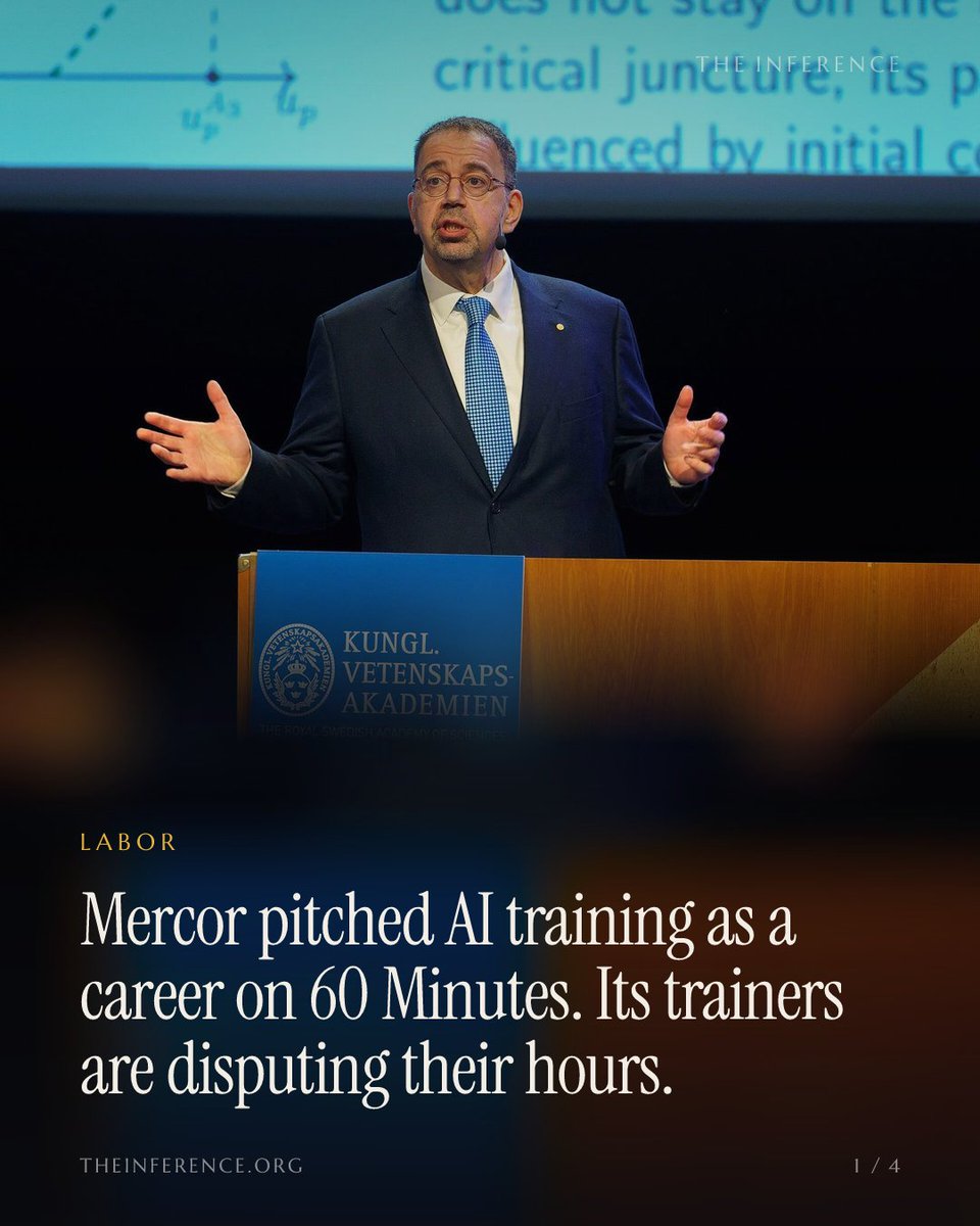 inference_org's tweet photo. Mercor's trainers say approved work got hours cut after the fact. The reported $20 billion round would price exactly the payout line they're disputing.

https://t.co/zBhKD4HWCf https://t.co/4G4WUnRUb7