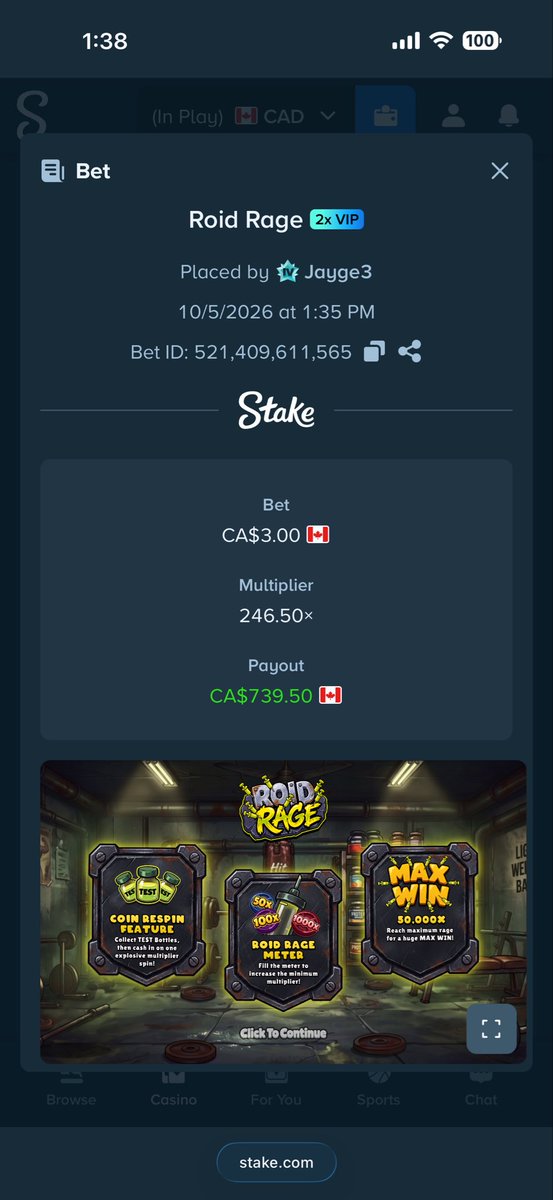 Jayge333333333's tweet photo. @KnockoutLabs @Stake @StakeUsa Knock out labs has been my saviour! New favourite provider. Love how easy it is to spin into bonuses please don’t change! https://t.co/p8ATgtvWty