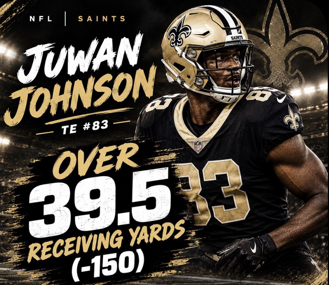 SharpValuePlays's tweet photo. October 5th Play Of The Day 

Juwan Johnson over 39.5 receiving yards (-150)

POD Record (2-0) 

Have tons of other plays posted on my @pikkitsports all for free!

#SportsBetting https://t.co/qNKIYn3xIp