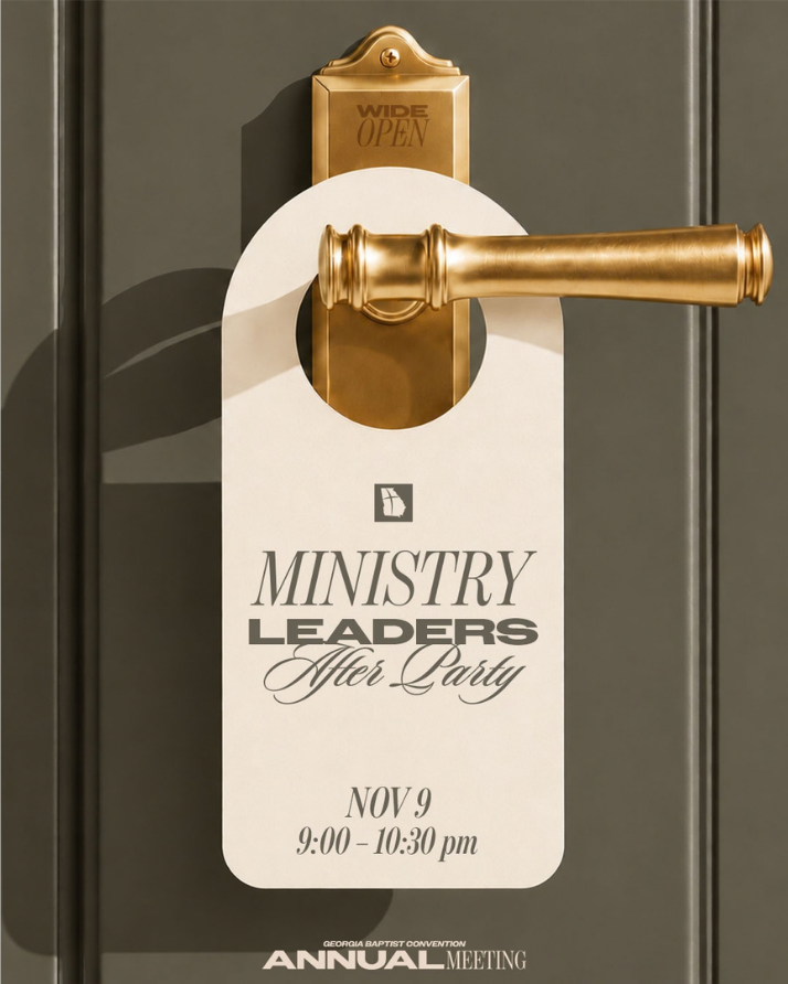 GABaptist's tweet photo. There’s a lot happening at this year’s Annual Meeting!

Make room for meaningful conversations, fresh perspectives and opportunities to connect throughout the meeting.

Register today and be part of what God is doing across Georgia. https://t.co/MFB3kn5w8e