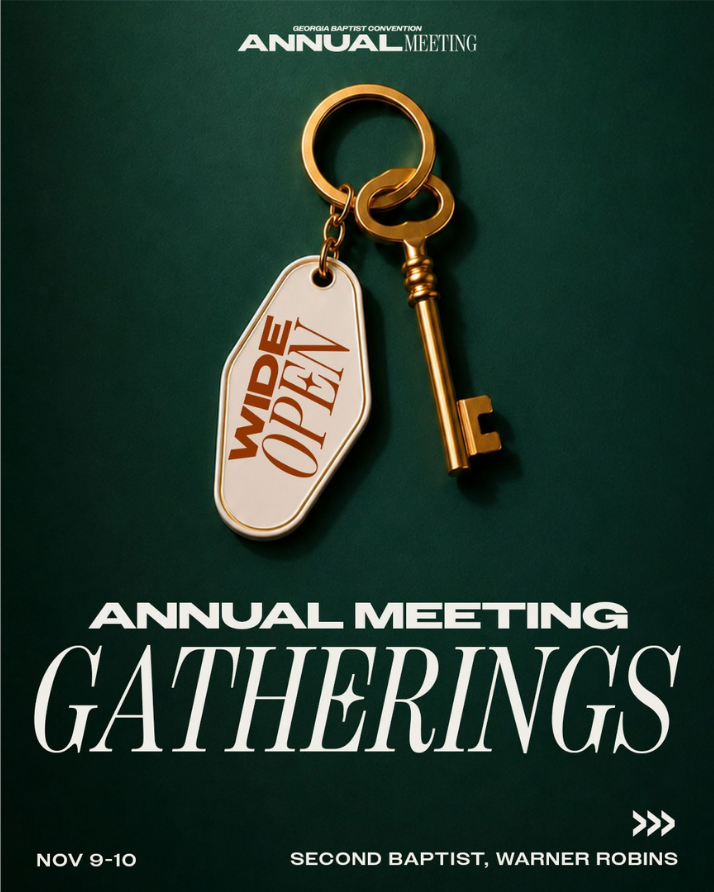 GABaptist's tweet photo. There’s a lot happening at this year’s Annual Meeting!

Make room for meaningful conversations, fresh perspectives and opportunities to connect throughout the meeting.

Register today and be part of what God is doing across Georgia. https://t.co/MFB3kn5w8e