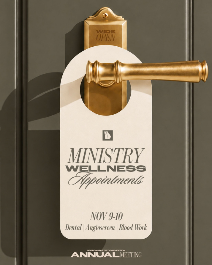 GABaptist's tweet photo. There’s a lot happening at this year’s Annual Meeting!

Make room for meaningful conversations, fresh perspectives and opportunities to connect throughout the meeting.

Register today and be part of what God is doing across Georgia. https://t.co/MFB3kn5w8e