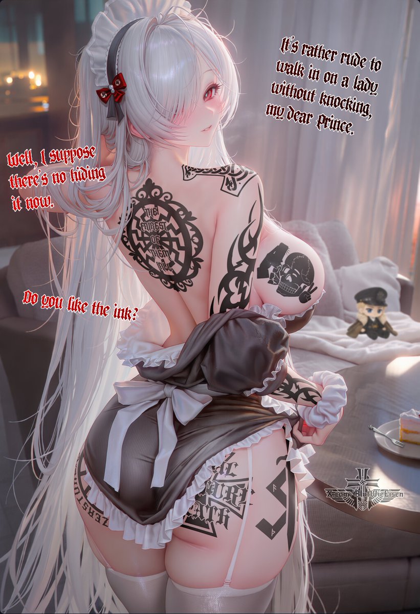 BlutWieEisen's tweet photo. Now you know her secret.

HD Booru upload: https://t.co/lROaymQ8Pj

#Cinderella #Nikke #NaziEdit #Miller https://t.co/x4J9Zy9Pny