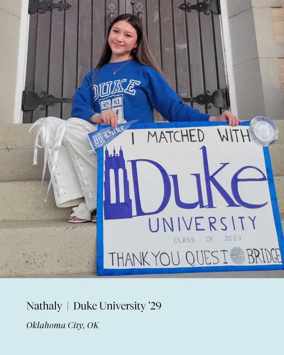 QuestBridge's tweet photo. 🚀 Your QuestBridge journey can lead to the college experience of your dreams.

Be sure to submit your Match Rankings Form by October 15 at 11:59 p.m. PT! https://t.co/EZ5JSOtARQ