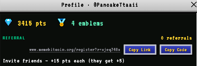 PancakeTtaaii's tweet photo. My 34 days with   @1096361BTC  #MBTC 
I got 3415 points  
4 Emblems 
Do 10 Cracks daily  
Chat with satoshi ai 1 time 
sent content POV 
like reply repost mission 
Do all that again everyday 
don't forgot it 
Join Now
https://t.co/PoFpyaaCxb https://t.co/N5vohYZa4U