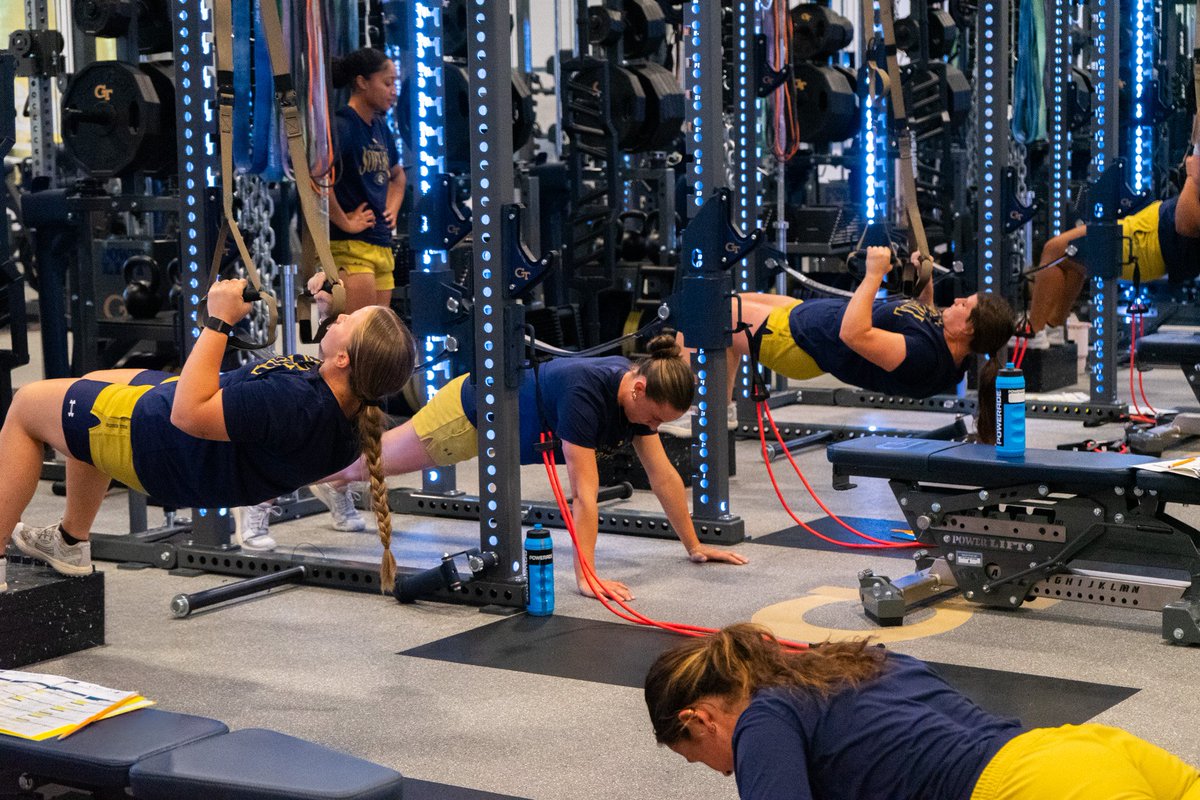 GaTechSoftball's tweet photo. Back in the lab 🏋‍♀️💪

Putting in the work now for what’s next. Make sure you’re there for it — 2027 season tickets are on sale now
🎫 https://t.co/JQvFcXLFVl

#StingEm 🐝 https://t.co/dR8AVRHrBo