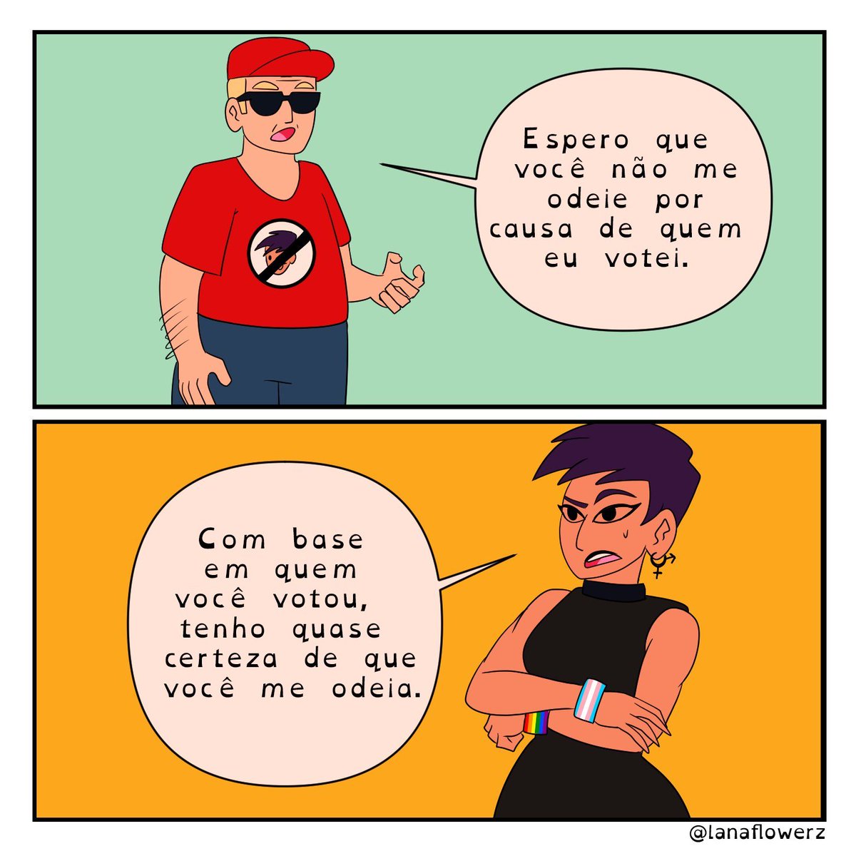 lanaflowerz's tweet photo. Burrice é manter amizade com quem é contra sua existência https://t.co/KtjS4CPEz0