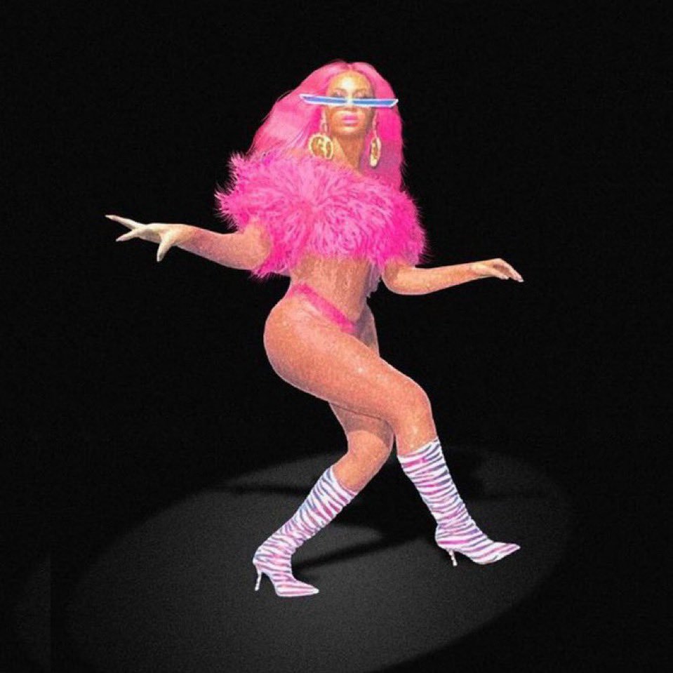 l_oddly360's tweet photo. Pussy Pink is wearing the same glasses as the character in MOOD4EVA from Black Is King. https://t.co/UorjkdAv24