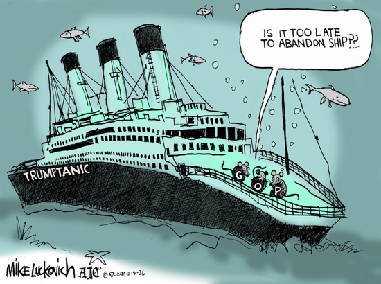 magosaki_ukeru's tweet photo. 政治漫画　Mike Luckovich https://t.co/usdDHJJYep