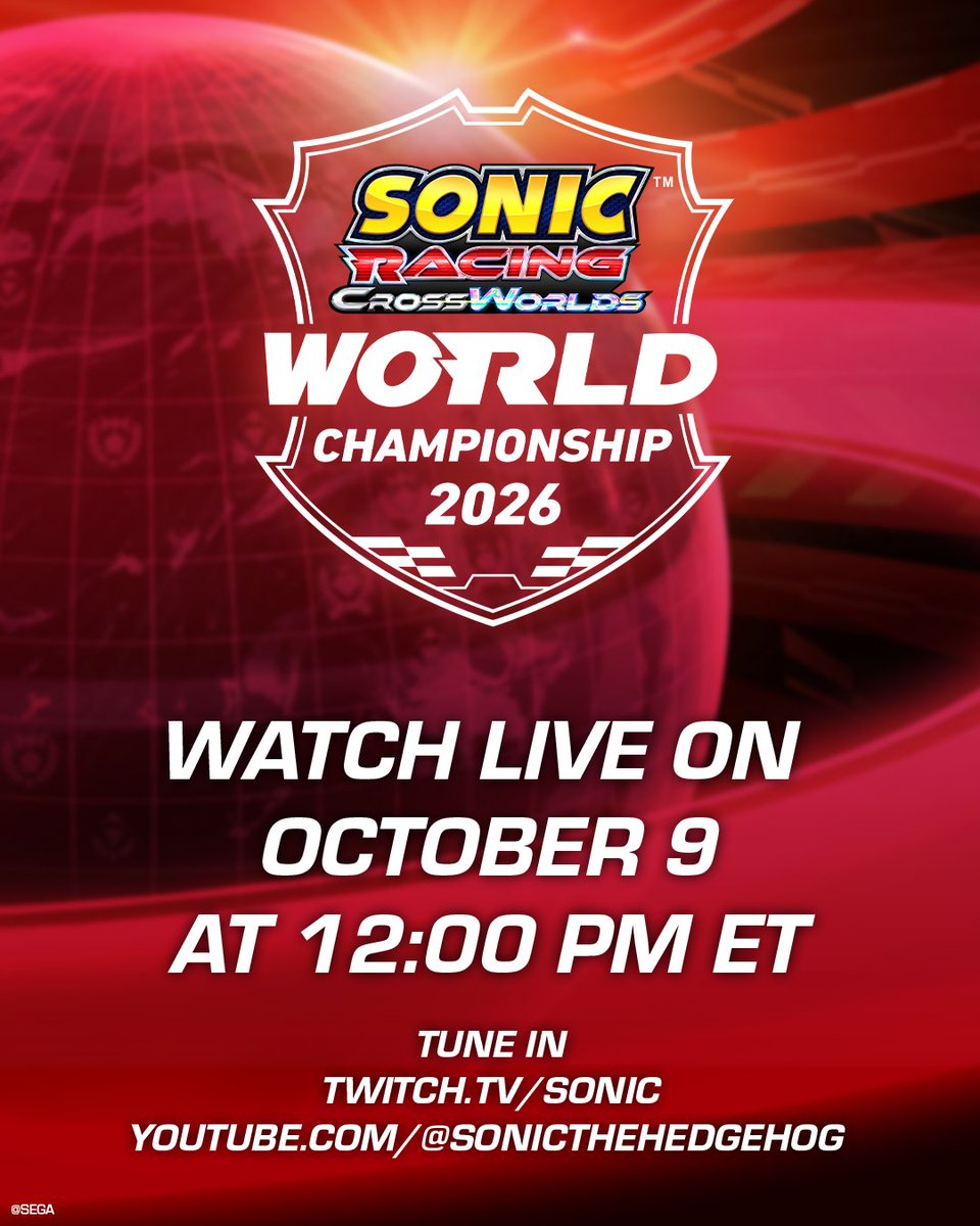 CrikMaster's tweet photo. Check out the Sonic Racing: @RaceCrossWorlds  World Championship Finals and Year Two Showcase livestream with me on October 9th!

My segment starts at 11:30 am PT! We'll be co-streaming the races w/ Timmy in tow 🧍‍♂️
#sponsored https://t.co/eJCGAYTA5a