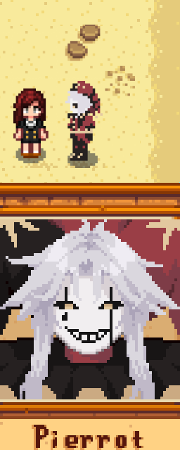 Sephiya_TFC's tweet photo. [TFC - Stardew Valley Retexture Release]

I've created a retexture based on the Pierrot and Harlequin from The Freak Circus

Languages supported: English, Portuguese, Spanish, Korean, Japanese, and Chinese

For inquiries, please send a DM  Download Link ➡ https://t.co/gcaCPafgj5 https://t.co/f4iTt1A796