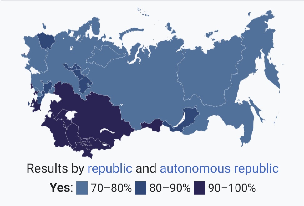 supercoolnigger's tweet photo. @stalinistratnik All of the -stan countries are extremely pro-soviet, and I think the 1991 referendum results show that best. Does anyone know why this might be? It's very fascinating https://t.co/RhGjY41Hek
