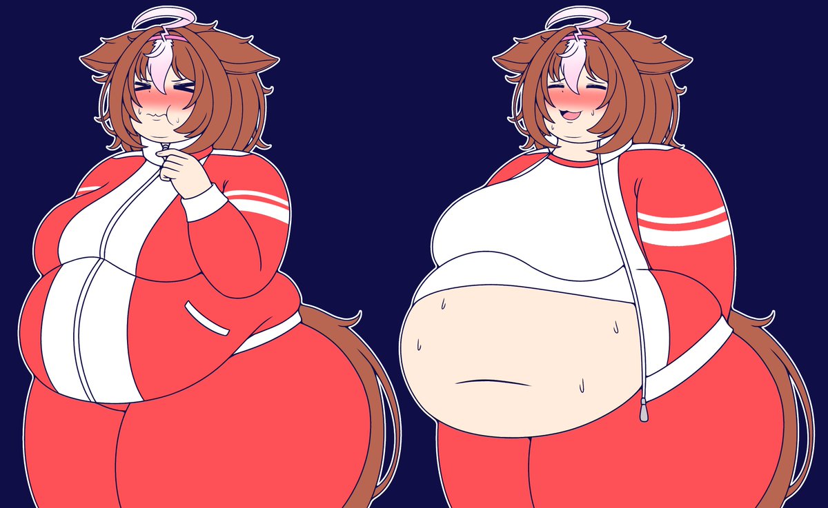 vlackAlt's tweet photo. Doto's satisfaction after let her fat belly free
#Umamusume #メイショウドトウ https://t.co/Q31msX2DPo