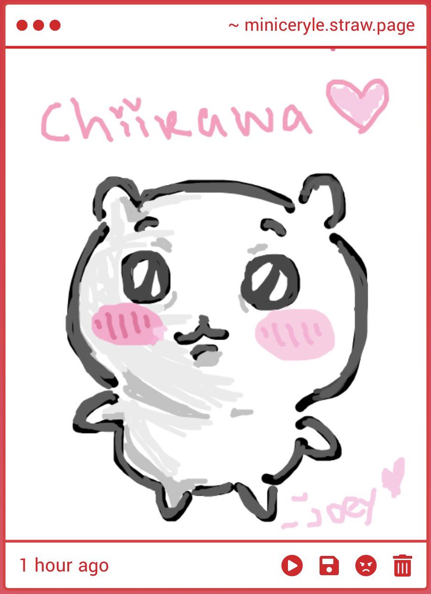 miniceryle's tweet photo. I TEARED UP oh my goddddd 😭😭😭😭😭 little GUYYYY 🩷🩷🩷well hello little chiikawa and why are you here even https://t.co/r1AT5Zqgpx