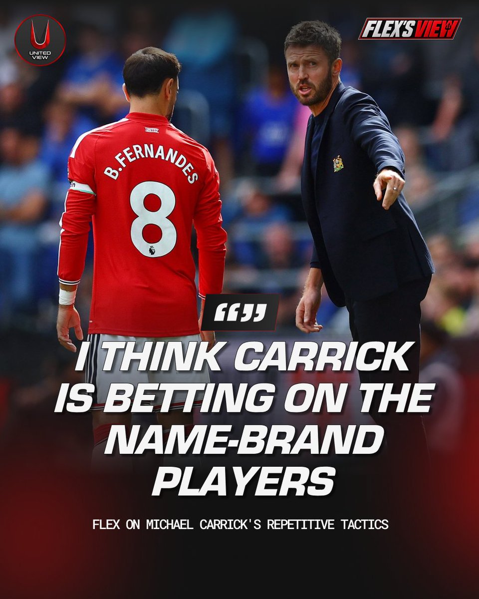 unitedviewtv's tweet photo. United have tried the same formula over and over. Is it finally time for Carrick to gamble on something different? ๐
#FlexsView https://t.co/S3YFu2oEUv