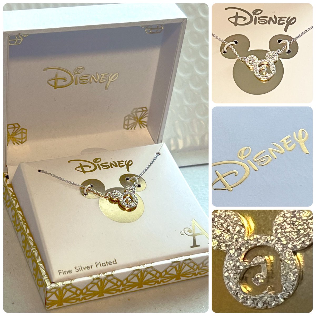 TeriE's tweet photo. GIFTABLE Disney #MickeyMouse Letter A Initial #PaveRhinestones Silver Plate Necklace NEW
https://t.co/i0I3Mexzym
#disneyjewelry #disneygifts #disneyfashion #disneystyle #InitialJewelry #giftsforher #MickeyMouseIcon #mickeyjewelry #mickeystyle #mickeyfashion #accessoryoftheday https://t.co/5ZfrPhSiEB