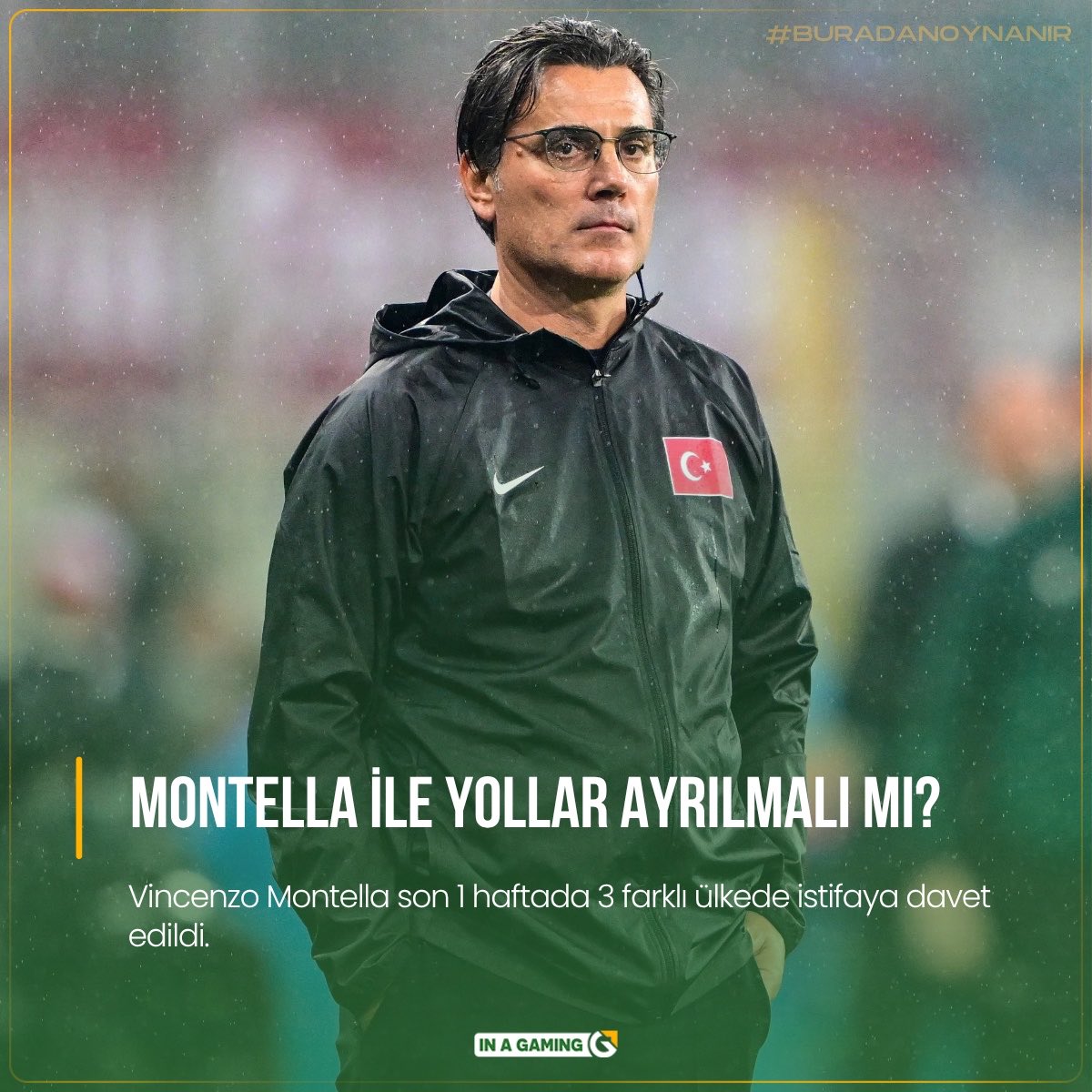 inasosyal's tweet photo. İtalya'da tribünler: “Montella istifa." https://t.co/dPzUqsDLra