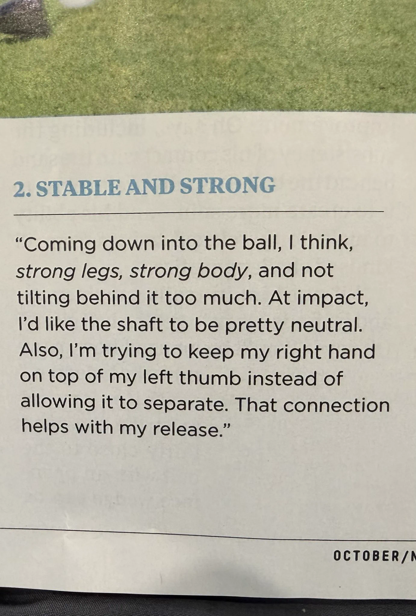 I hope Matt Wallace doesn’t read this article that appeared in Golf ...