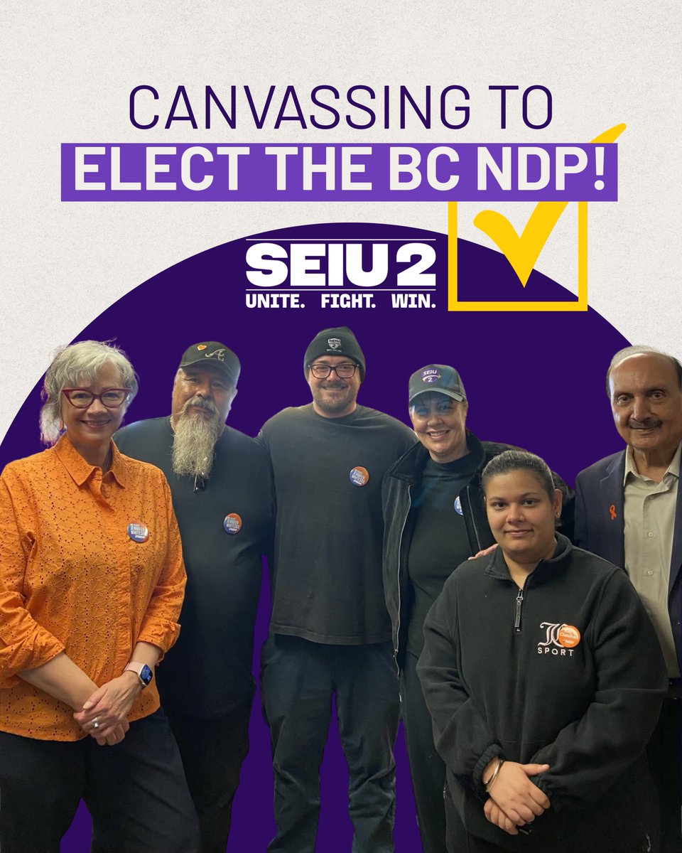 seiulocal2can's tweet photo. A snap provincial election has been called for October 24th and we are out there talking to British Columbians to help elect the BC NDP!

Read this facebook post for more: https://t.co/P2vxbYm1Ta https://t.co/z6eqqgkIQB