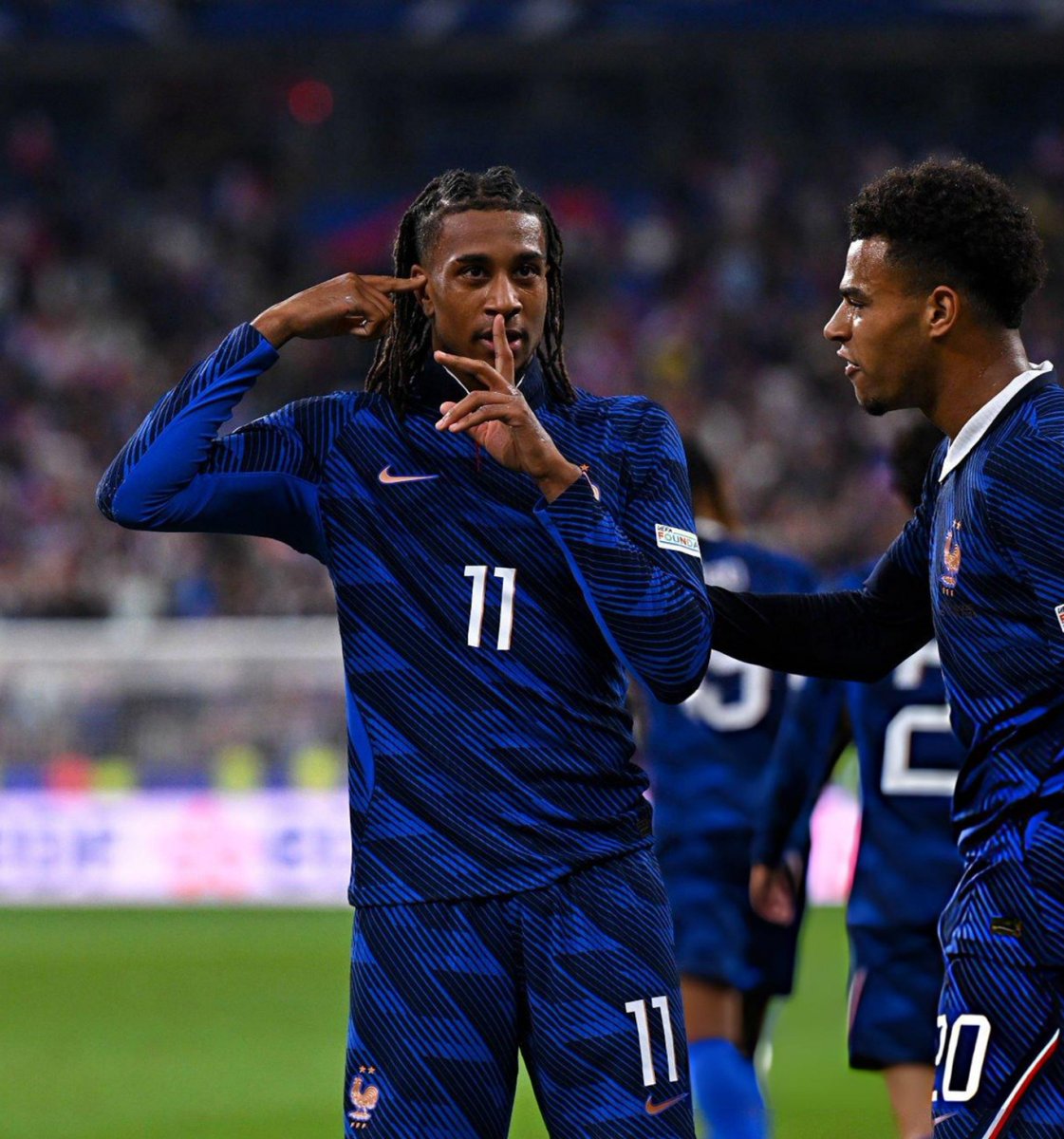 iMiaSanMia's tweet photo. Michael Olise: Man of the match against Belgium 

30 minutes played 
2 goals 
1 assist 
42 touches
4 shots (3 on target)
2 key passes 
2 recoveries 
10/10 rating 

@Sofascore https://t.co/s9qQnhxdTo