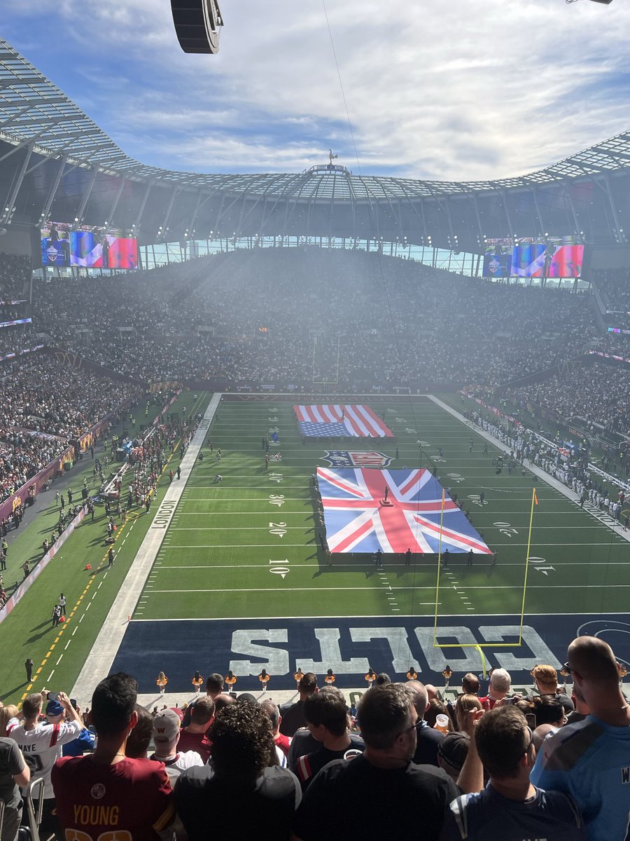 IndianapolisUk's tweet photo. Colts vs commanders, nice to see them win in person. You can really see how much the colts offence rely on JT. #Colts #fortheshoe #NFLonESPN #NFL 

For anyone wondering who the big number 90 in the TJ Watt jersey is, it’s Big Dan Burn! https://t.co/sModhJHyYW